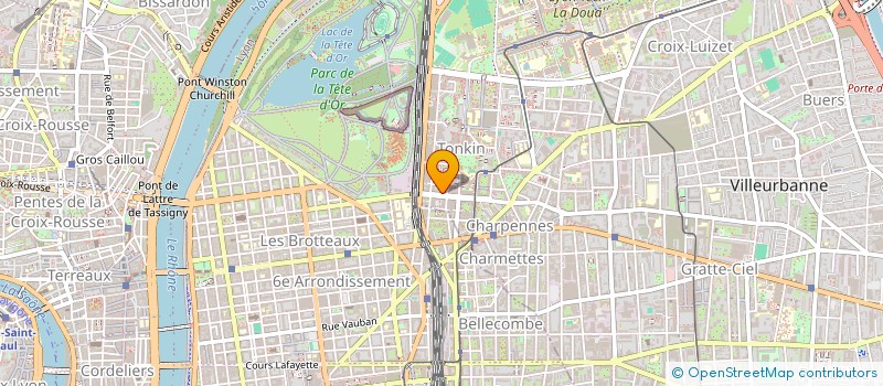 localisation de l'entreprise FONCIERE NLG  VILLEURBANNE