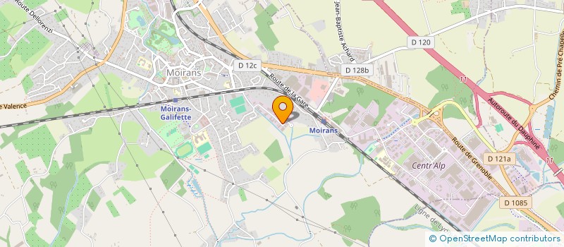 localisation de l'entreprise FONCIERE NLHA  MOIRANS