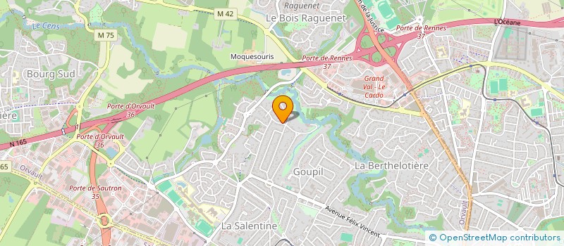 localisation de l'entreprise FONCIERE NOZAY  NOZAY