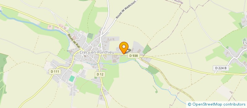 localisation de l'entreprise FONCIERE OPAL INVEST à CRECY-EN-PONTHIEU