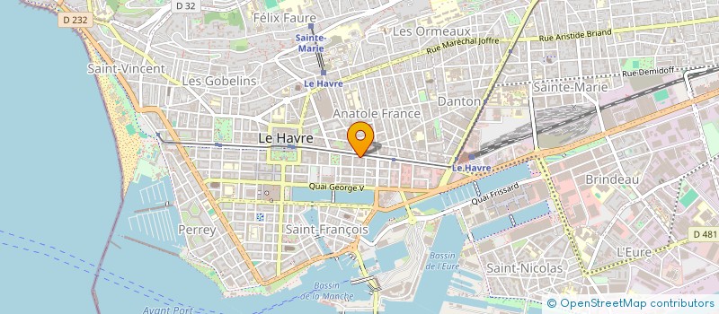 localisation de l'entreprise FONCIERE OPTIA  LE HAVRE