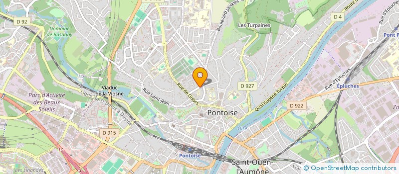 localisation de l'entreprise FONCIERE PARIS  PONTOISE