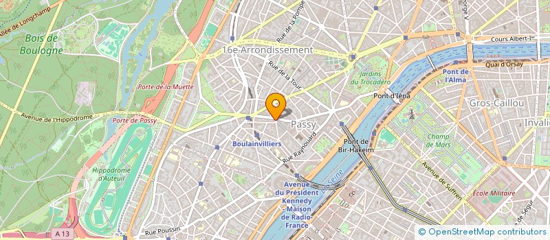 localisation de l'entreprise FONCIERE PARIS-SETE  PARIS