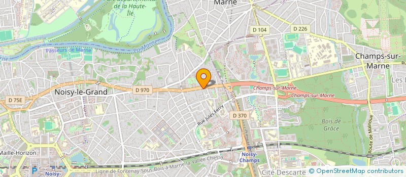 localisation de l'entreprise FONCIERE PARTNER  NOISY-LE-GRAND