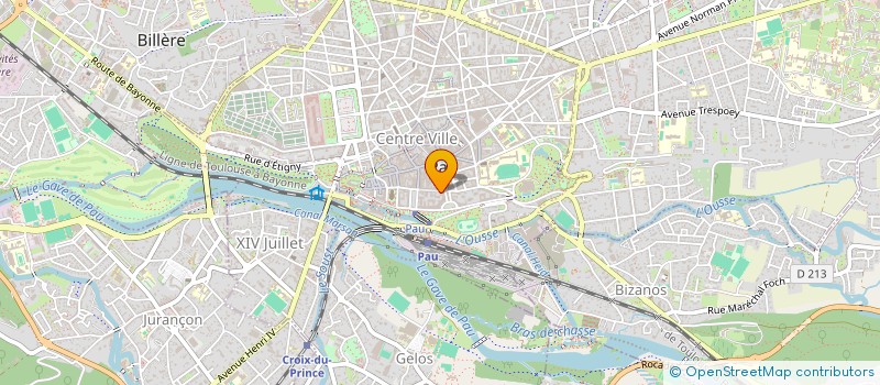 localisation de l'entreprise FONCIERE PAU-BEARN à PAU
