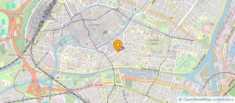 localisation de l'entreprise FONCIERE PAULI ET PERALDI à STRASBOURG