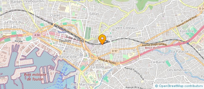 localisation de l'entreprise FONCIERE PAXE  TOULON