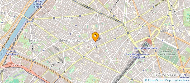localisation de l'entreprise FONCIERE PECLET à PARIS