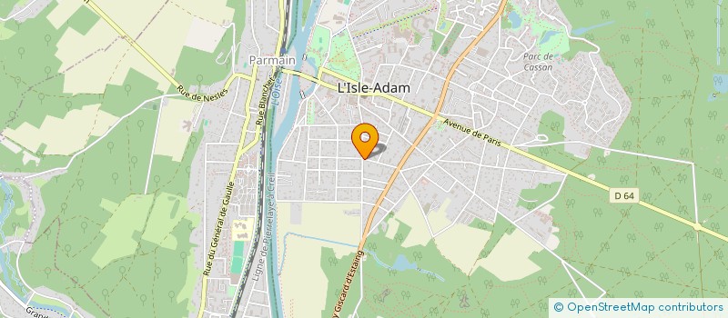 localisation de l'entreprise FONCIERE PERREAU COCHET  L'ISLE-ADAM