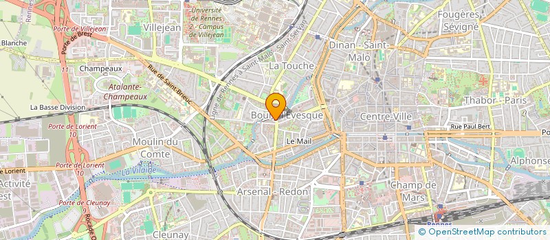 localisation de l'entreprise FONCIERE PJM  RENNES
