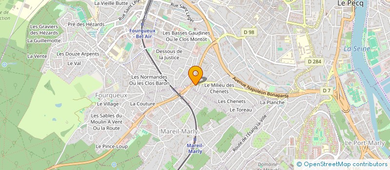 localisation de l'entreprise FONCIERE PK17  SAINT-GERMAIN-EN-LAYE