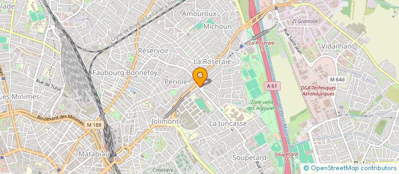 localisation de l'entreprise FONCIERE PLANA à TOULOUSE