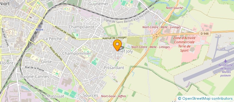 localisation de l'entreprise FONCIERE PLANCK  NIORT