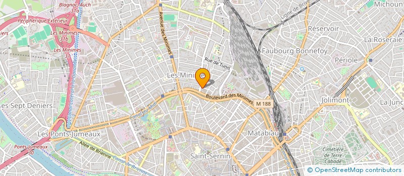 localisation de l'entreprise FONCIERE PONCELET à TOULOUSE