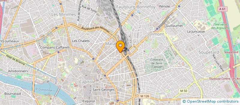 localisation de l'entreprise FONCIERE PP.MG  TOULOUSE