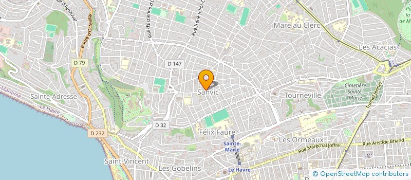 localisation de l'entreprise FONCIERE PRAT à LE HAVRE