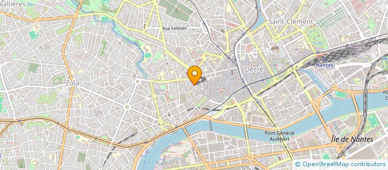 localisation de l'entreprise FONCIERE RACINE 17  SAINT-HERBLAIN