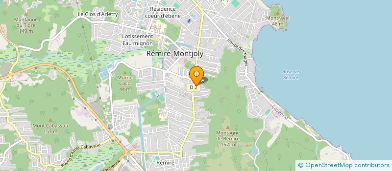 localisation de l'entreprise FONCIERE RAINBOW  CAYENNE