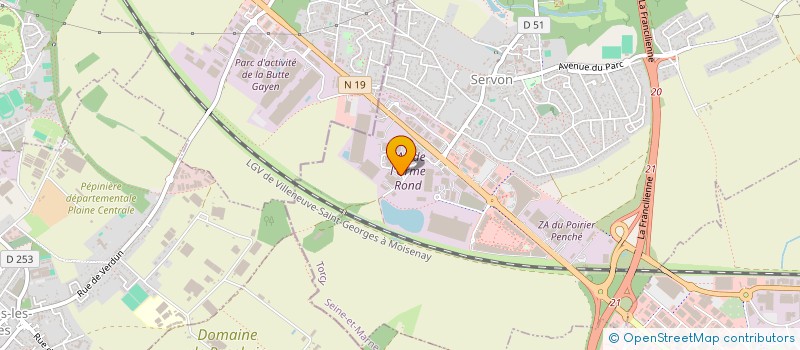 localisation de l'entreprise FONCIERE RAYNAUD  SERVON