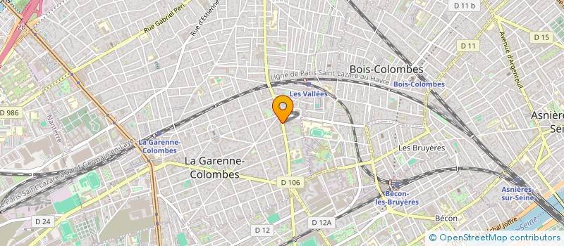 localisation de l'entreprise FONCIERE RC à LA GARENNE COLOMBES