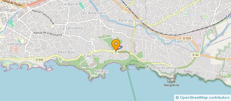 localisation de l'entreprise FONCIERE REBAN  TOULON