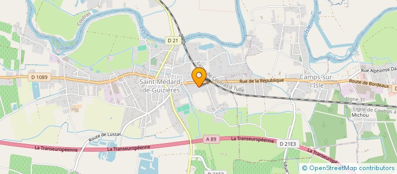 localisation de l'entreprise FONCIERE REGINALD  SAINT-MEDARD-DE-GUIZIERES