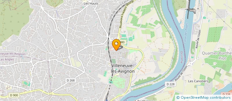 localisation de l'entreprise FONCIERE RGA  VILLENEUVE-LES-AVIGNON