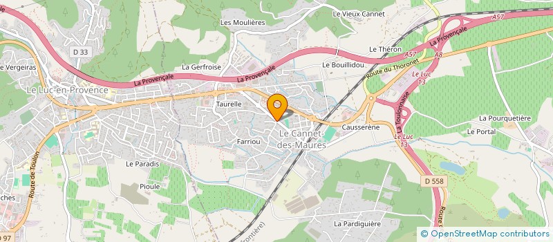 localisation de l'entreprise FONCIERE ROCHE ET ASSOCIES  LE CANNET-DES-MAURES