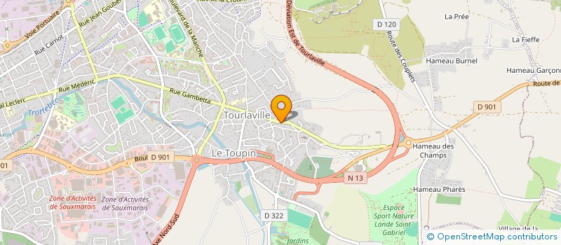 localisation de l'entreprise FONCIERE ROUEN à CHERBOURG-EN-COTENTIN
