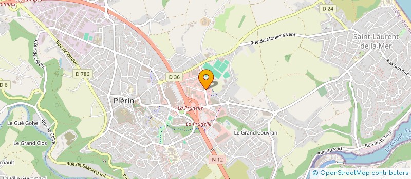 localisation de l'entreprise FONCIERE ROUXEL TANGUY  PLERIN