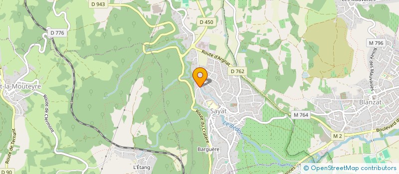 localisation de l'entreprise FONCIERE ROZIER COREN  SAYAT