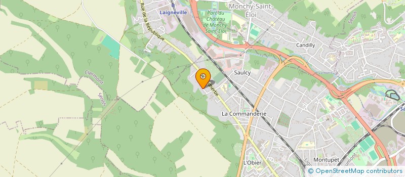 localisation de l'entreprise FONCIERE S.A.  NOGENT-SUR-OISE