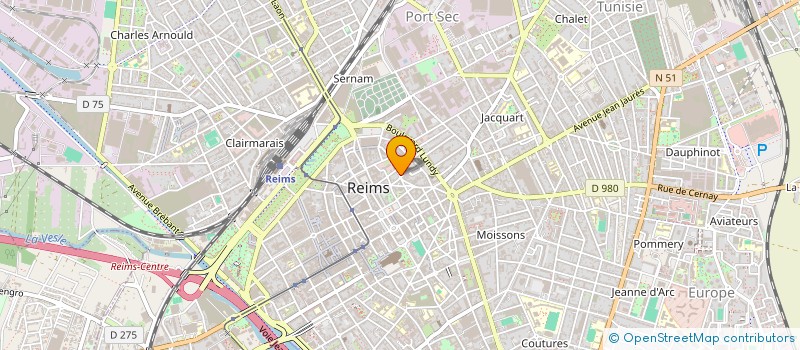 localisation de l'entreprise FONCIERE SADIMO à REIMS
