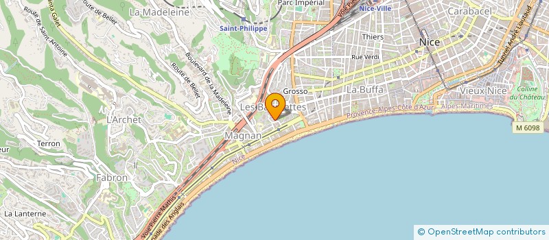localisation de l'entreprise FONCIERE SAGESSE RETRAITE à NICE