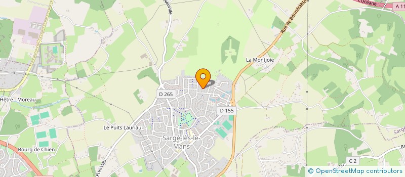 localisation de l'entreprise FONCIERE SAINT ANDRE  SARGE-LES-LE-MANS