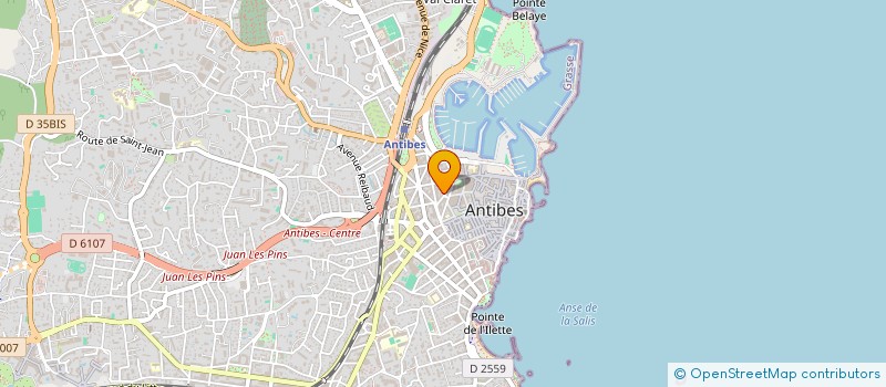 localisation de l'entreprise FONCIERE SAINT FARGEAU à ANTIBES