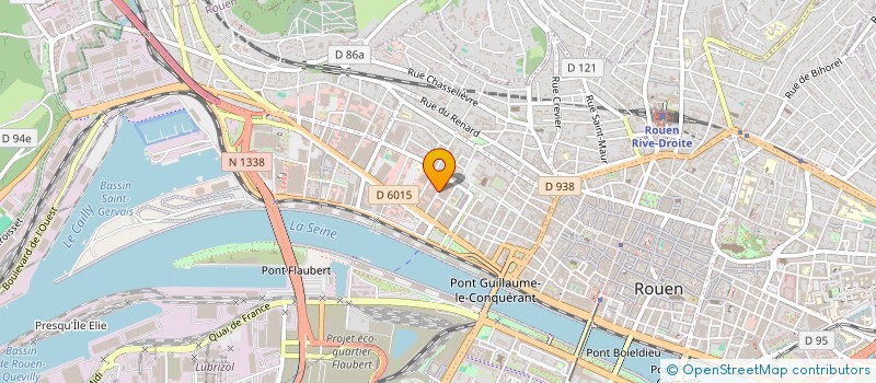 localisation de l'entreprise FONCIERE SAINT HONORE à ROUEN