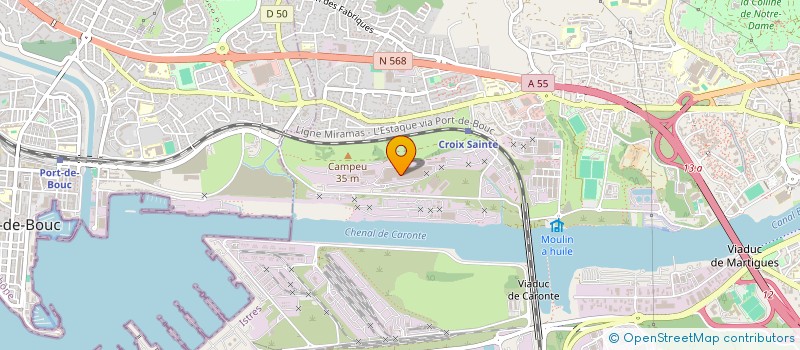 localisation de l'entreprise FONCIERE SAINT LOUIS  MARTIGUES