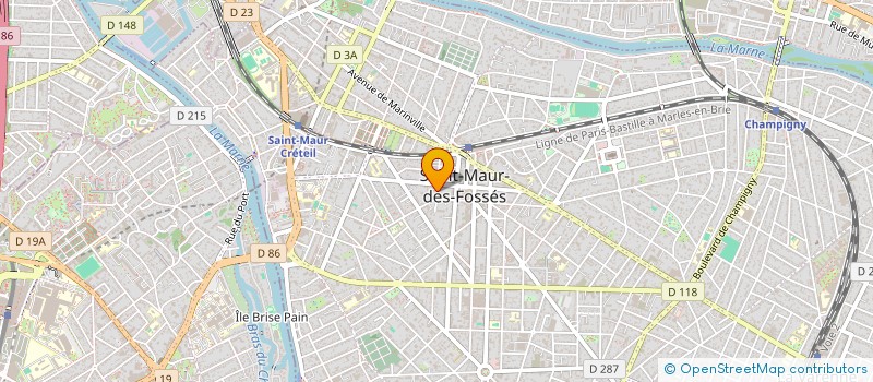 localisation de l'entreprise FONCIERE SAINT MAURIENNE SC2 à SAINT-MAUR-DES-FOSSES