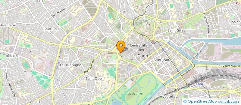 localisation de l'entreprise FONCIERE SAINT NICOL à CAEN