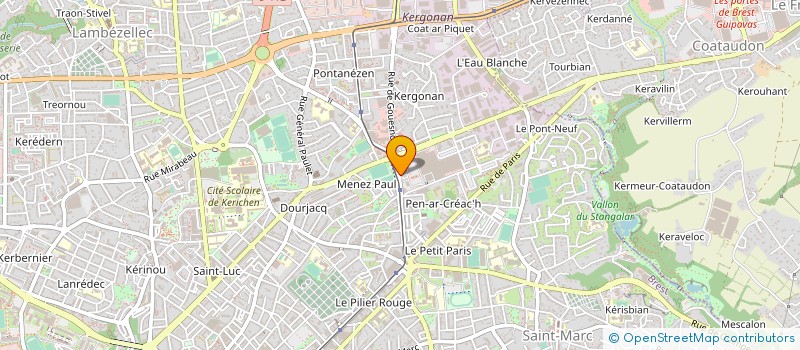 localisation de l'entreprise FONCIERE SAINT-OUAL à QUIMPER