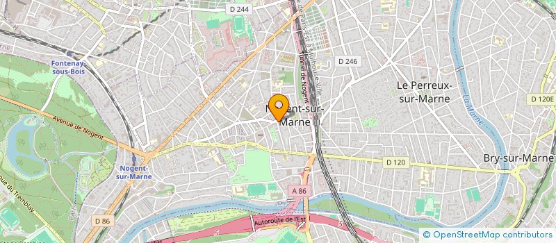 localisation de l'entreprise FONCIERE SAINT PIERRE à NOGENT-SUR-MARNE