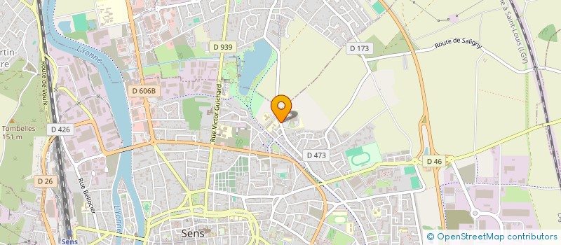 localisation de l'entreprise FONCIERE SAINTE BEATE à SENS