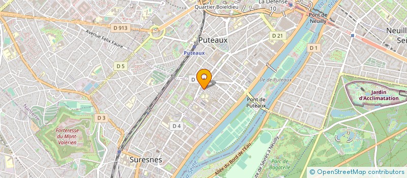 localisation de l'entreprise FONCIERE SAM à SURESNES