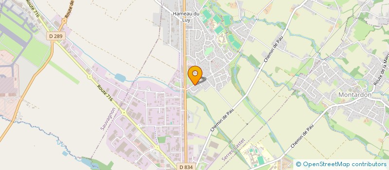 localisation de l'entreprise FONCIERE SANTE SUD OUEST  SERRES-CASTET