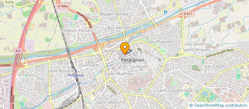 localisation de l'entreprise FONCIERE SCHEMLA  PERPIGNAN