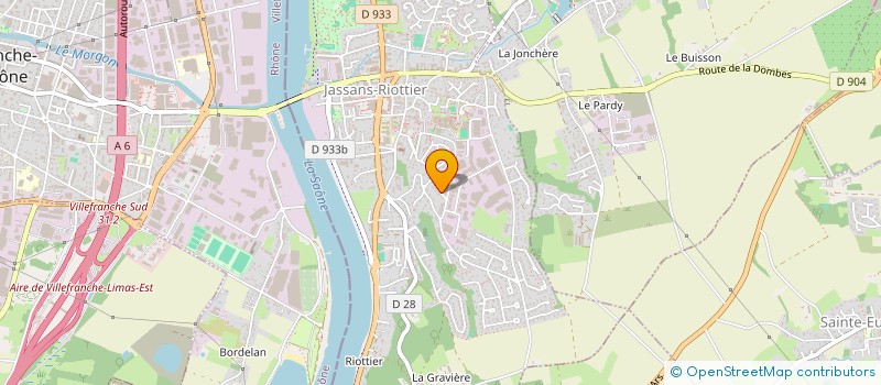 localisation de l'entreprise FONCIERE SD21  JASSANS-RIOTTIER