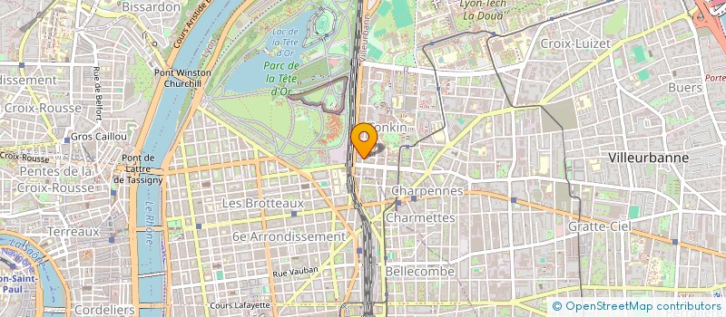 localisation de l'entreprise FONCIERE SERENITY  VILLEURBANNE