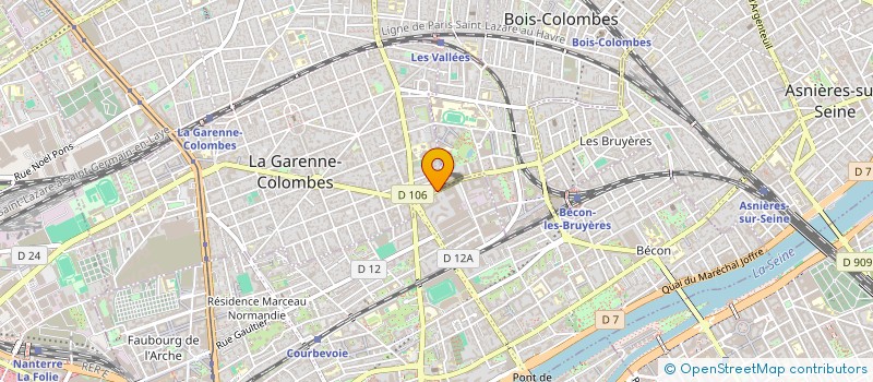 localisation de l'entreprise FONCIERE SFB  COURBEVOIE