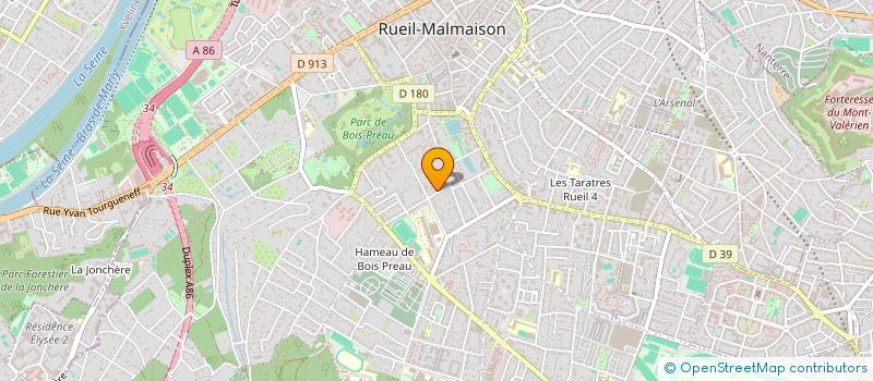 localisation de l'entreprise FONCIERE STESAM à RUEIL-MALMAISON